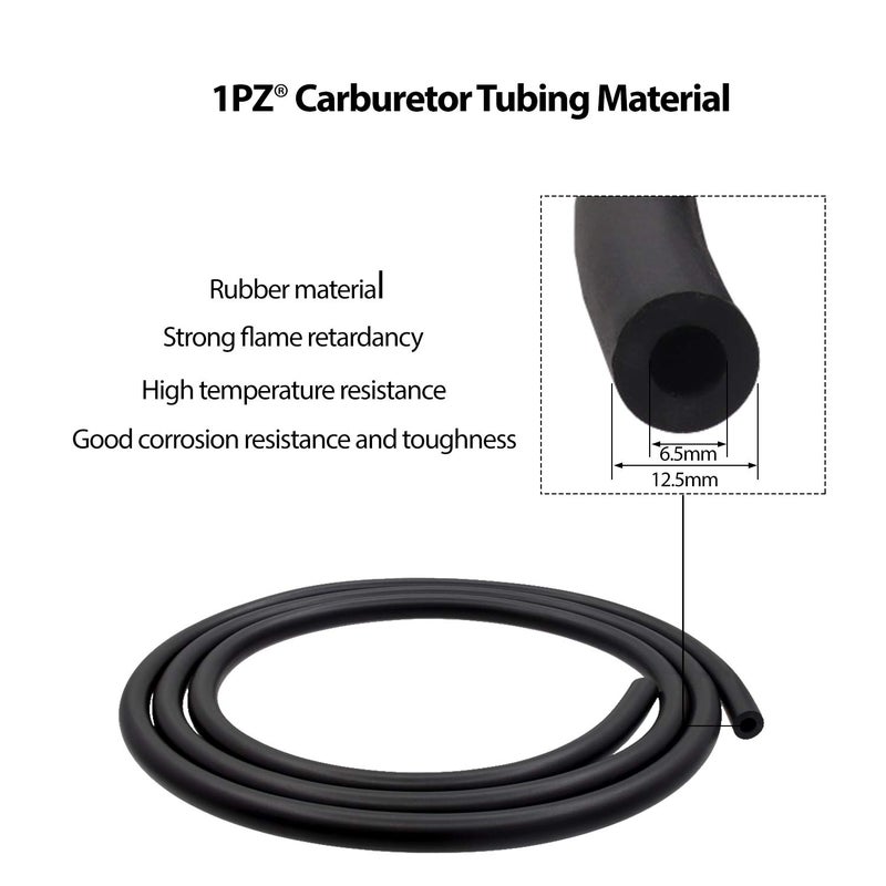 1PZ GL5-C20 3/16 & 1/4 Inch ID Gas Fuel Line Tubing Hose Clamps and Fuel Filter Set for Kawasaki Kohler Briggs & Stratton Small Engines - Image 3